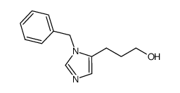 3-(1-benzyl-1H-imidazol-5-yl)-1-propanol结构式