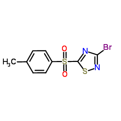 3-Bromo-5-(4-methylphenylsulfonyl)-1,2,4-thiadiazole picture