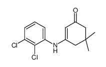 3-(2,3-dichloroanilino)-5,5-dimethylcyclohex-2-en-1-one结构式