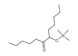 7-((trimethylsilyl)oxy)dodecan-6-one Structure