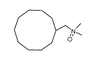 N,N-Dimethyl-cyclodecyl-methylamin-N-oxyd Structure