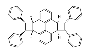 3b,4,5,5a,8b,9,10,10a-Octahydro-4,5,9,10-tetraphenyldicyclobuta[e,l]pyren Structure