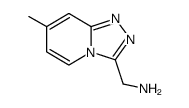 (7-methyl-[1,2,4]triazolo[4,3-a]pyridin-3-yl)methanamine structure
