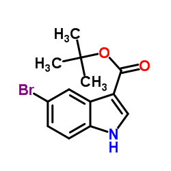 tert-Butyl 5-bromo-1H-indole-3-carboxylate Structure