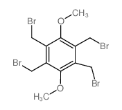 1,2,4,5-tetrakis(bromomethyl)-3,6-dimethoxybenzene (en)Benzene, 1,2,4,5-tetrakis(bromomethyl)-3,6-dimethoxy- (en) Structure