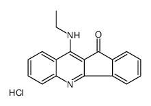 10-(ethylamino)indeno[1,2-b]quinolin-11-one,hydrochloride结构式