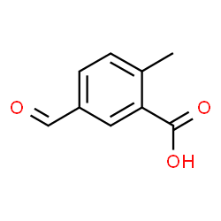 5-甲酰基-2-甲基苯甲酸结构式
