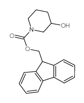 3-羟基-1-哌啶羧酸 9H-芴-9-基甲酯结构式