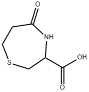 5-氧代-1,4-噻嗪-3-羧酸结构式