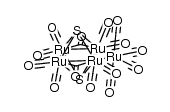 Ru5(CO)14(μ4-S)2 Structure