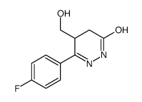 3-(4-fluorophenyl)-4-(hydroxymethyl)-4,5-dihydro-1H-pyridazin-6-one Structure