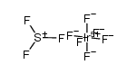 trifluorosulfonium hexafluoroiridate(V)结构式