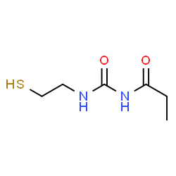 Propanamide,N-[[(2-mercaptoethyl)amino]carbonyl]- structure