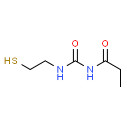 Propanamide,N-[[(2-mercaptoethyl)amino]carbonyl]-结构式