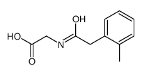 2-[[2-(2-methylphenyl)acetyl]amino]acetic acid Structure