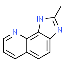 1H-Imidazo[4,5-h]quinoline,2-methyl-(9CI) structure