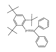 2,2-diphenyl-1-(2,4,6-tri-t-butylphenyl)-1-phosphaethene Structure