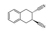 trans-2,3-dicyano-1,2,3,4-tetrahydronaphthalene结构式