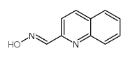 2-Quinolinecarboxaldehyde,oxime结构式