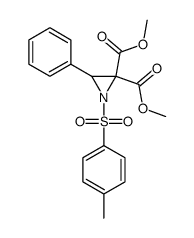 dimethyl 3-phenyl-1-tosylaziridine-2,2-dicarboxylate结构式