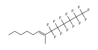 2-(perfluorohexyl)-2-octene Structure