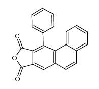 4-phenyl-2,3-phenantrenedicarboxylic acid anhydride结构式