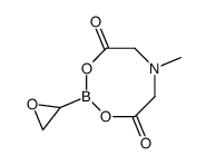 Oxiranyl boronic acid MIDA ester structure