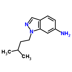 1-(3-Methylbutyl)-1H-indazol-6-amine结构式