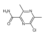 6-chloro-3,5-dimethylpyrazine-2-carboxamide structure
