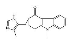 (3R)-9-methyl-3-[(5-methyl-1H-imidazol-4-yl)methyl]-2,3-dihydro-1H-carbazol-4-one结构式