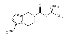 TERT-BUTYL 6-FORMYL-3,4-DIHYDROPYRROLO[1,2-A]PYRAZINE-2(1H)-CARBOXYLATE Structure