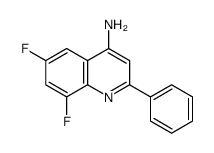 4-Amino-6,8-difluoro-2-phenylquinoline结构式