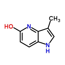 5-Hydroxy-3-Methyl-4-azaindole结构式