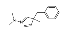 2-benzyl-2-methyl-3-butenal N,N-dimethylhydrazone Structure