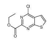ethyl 4-chlorothieno[2,3-d]pyrimidine-2-carboxylate结构式