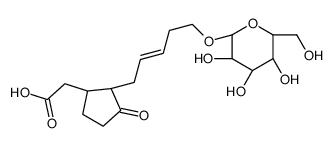 12-hydroxyjasmonic acid 12-O-β-D-glucoside结构式