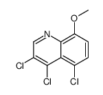 8-Methoxy-3,4,5-trichloroquinoline结构式