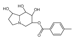 [(1S,6S,7S,8R,8aR)-1,7,8-trihydroxy-1,2,3,5,6,7,8,8a-octahydroindolizin-6-yl] 4-methylbenzoate Structure