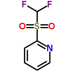2-[(Difluoromethyl)sulfonyl]pyridine structure