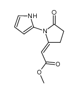 methyl 2-(5-oxo-1-(1H-pyrrol-2-yl)pyrrolidin-2-ylidene)acetate Structure