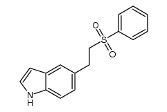 5-(2-(phenylsulfonyl)ethyl)-1H-indole Structure