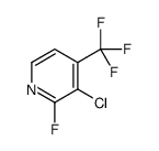 3-氯-2-氟-4-(三氟甲基)吡啶结构式