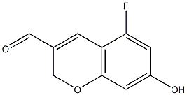 5-fluoro-7-hydroxy-2H-chromene-3-carbaldehyde Structure