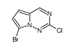 7-bromo-2-chloropyrrolo[2,1-f][1,2,4]triazine structure