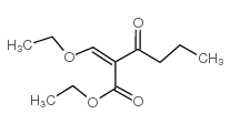 ETHYL 2-BUTYRYL-3-ETHOXYACRYLATE structure