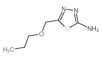 5-(Propoxymethyl)-1,3,4-thiadiazol-2-amine图片