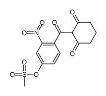 [4-(2,6-dioxocyclohexanecarbonyl)-3-nitrophenyl] methanesulfonate Structure