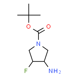 3-氨基-4-氟吡咯烷-1-羧酸叔丁酯图片