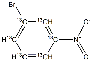 1-Bromo-3-nitrobenzene-[13C6]结构式