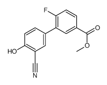 methyl 3-(3-cyano-4-hydroxyphenyl)-4-fluorobenzoate Structure